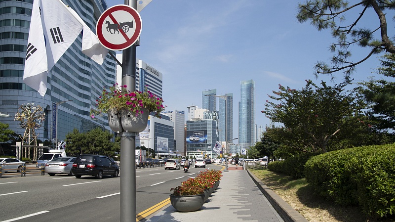 Район Хэундэ в городе Пусан является самым популярным в Южной Корее